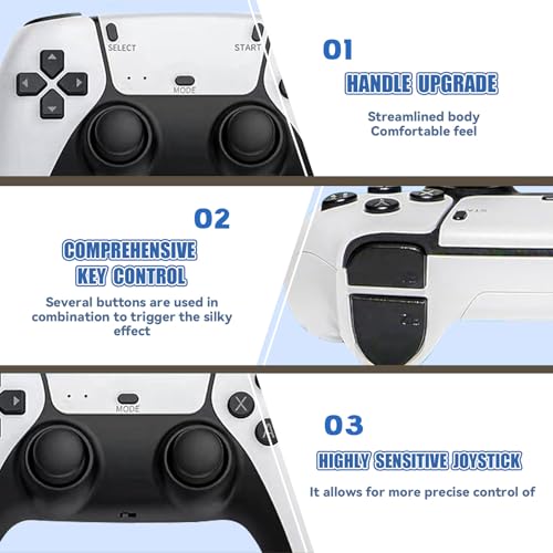 Retro Game Console with 40000+ Games, 4K HDMI, Dual 2.4Ghz Wireless Controllers (128G) T66448