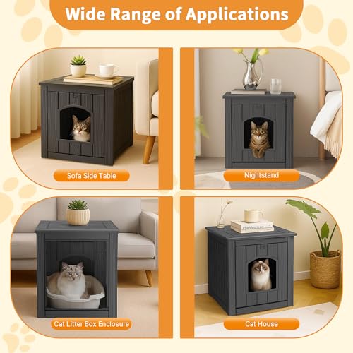 Weatherproof Resin Cat House N73280