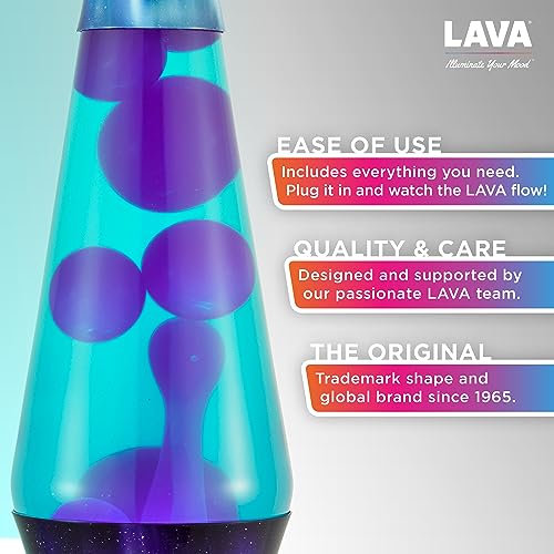 14.5" Purple Wax and Blue Liquid Motion Light L201916