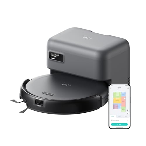 Robot Vacuum with Self Emptying, 2.85-Inch Slim Design D421416
