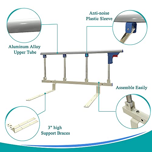 Collapsible Bed Side Grab Rail (37"x14", Only 1) H8600