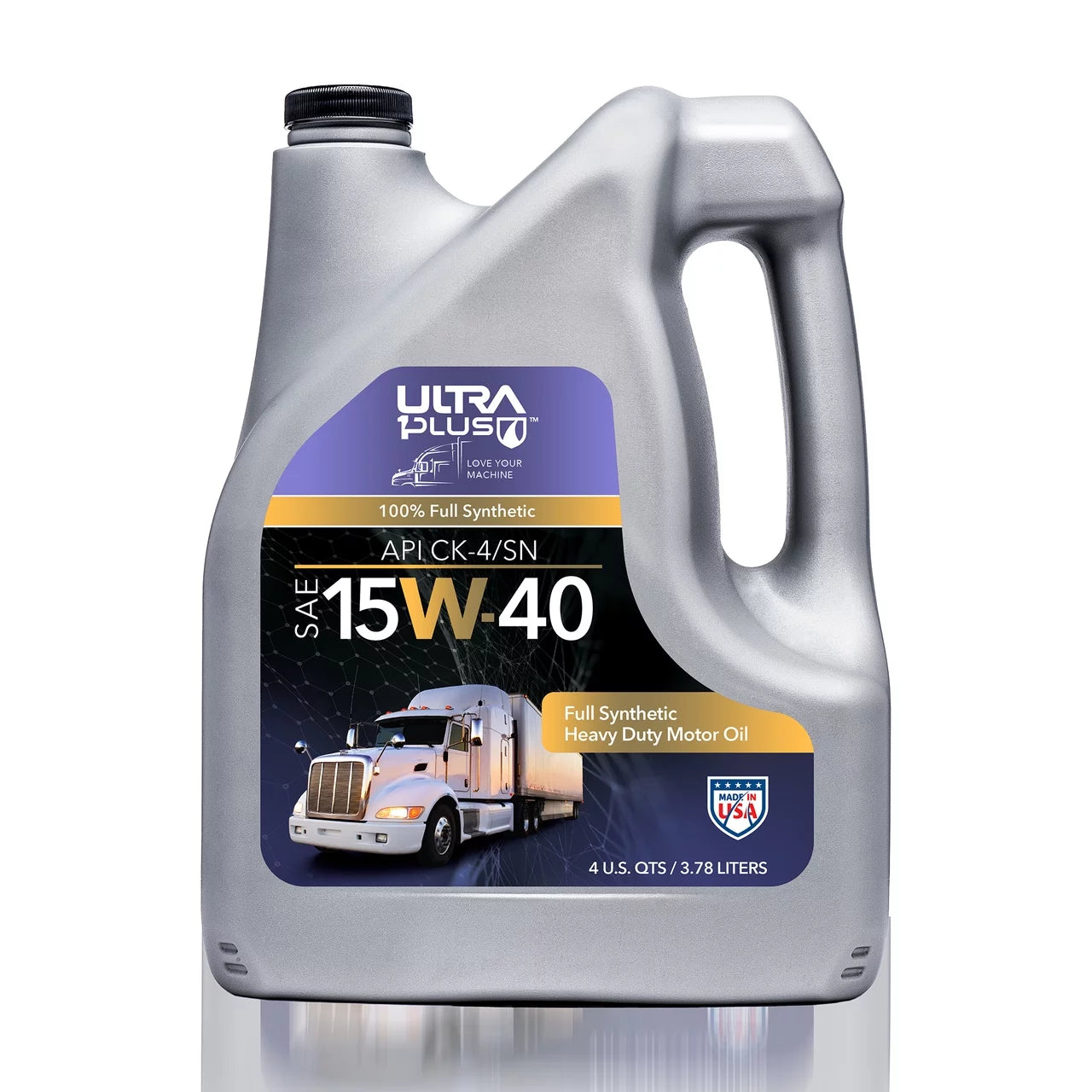 Heavy Duty Full Synthetic Diesel SAE 15W-40 Motor Oil, 1 Gal O526819