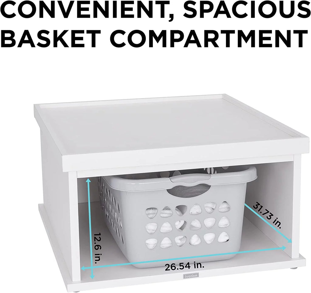 Wooden Laundry Pedestal P4862