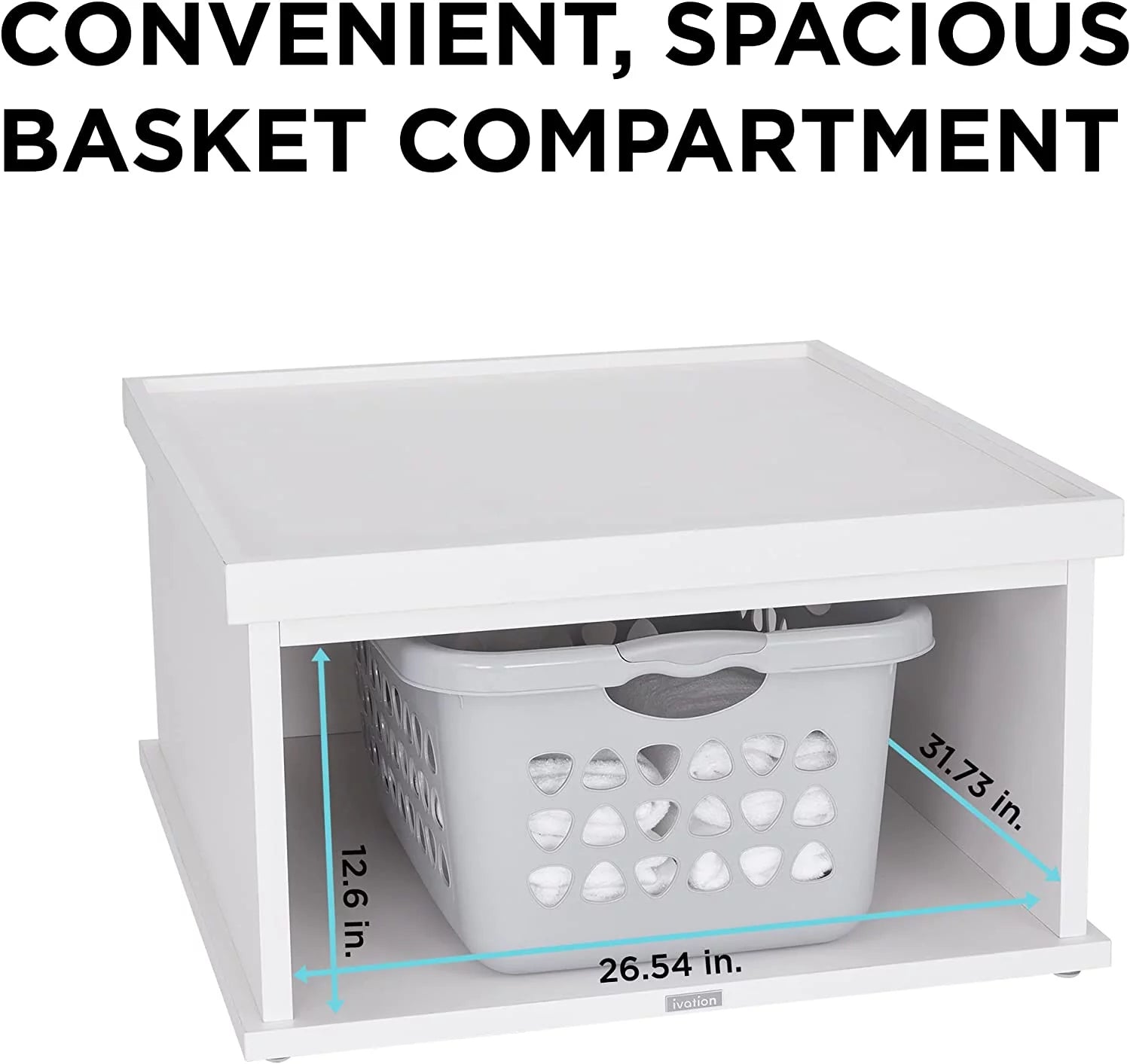 Wooden Laundry Pedestal P4862