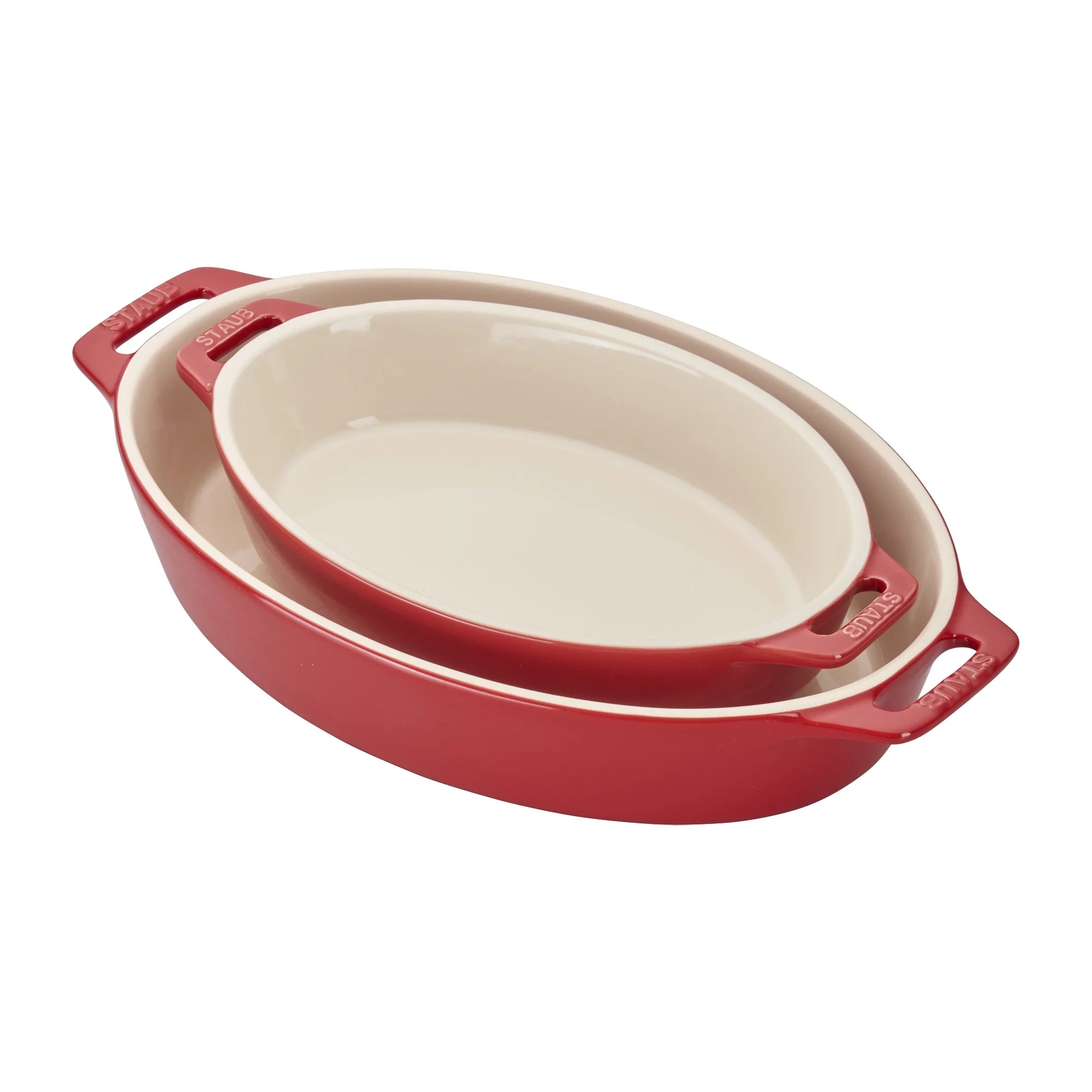 2-pc Oval Ceramic Baking Dish Set B96589