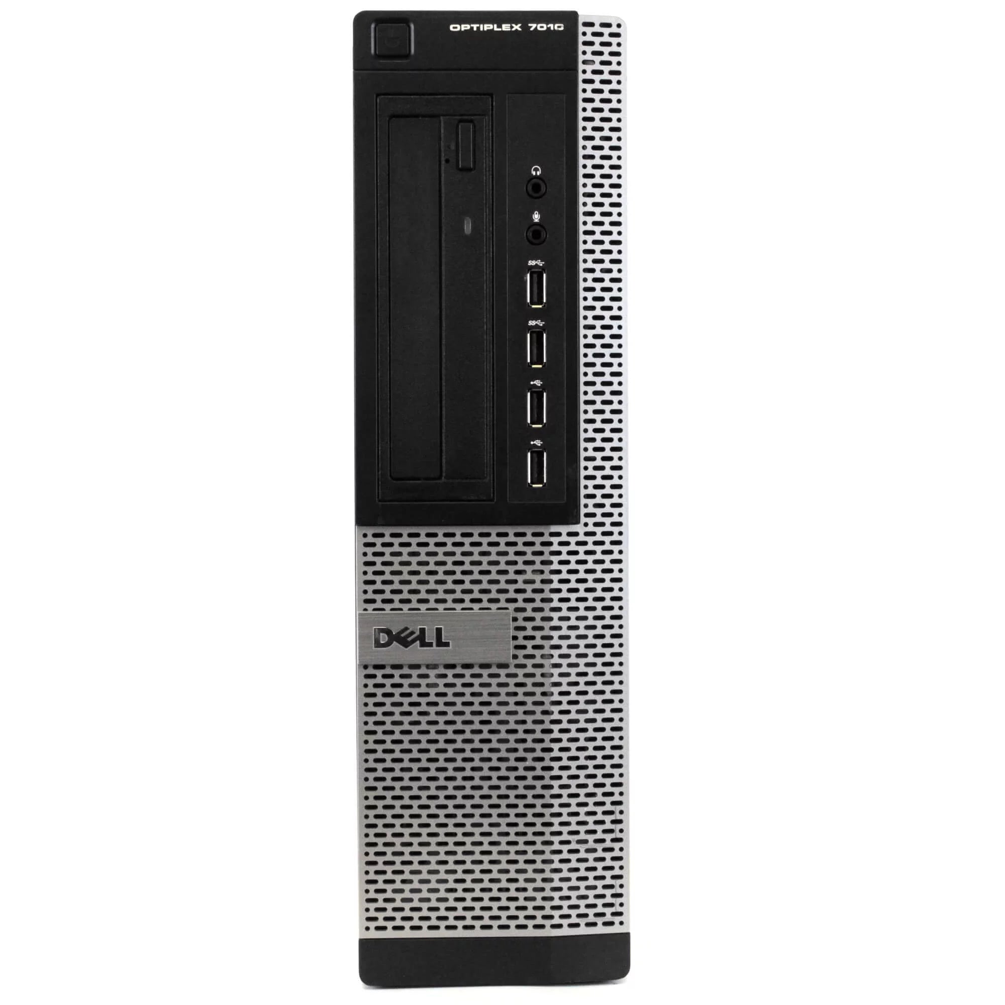 Restored Dell Desktop Tower Computer, Intel Core i5, 8GB RAM, 500GB HD, DVD-ROM, Windows 10 Home, Black G222410