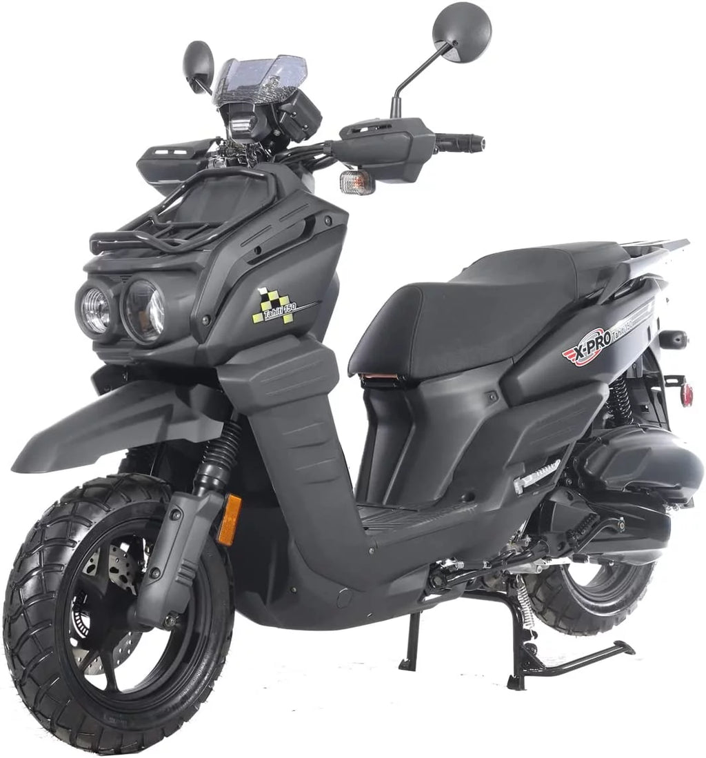 150cc Gas Moped Scooter with 12" Aluminum Wheels S6469