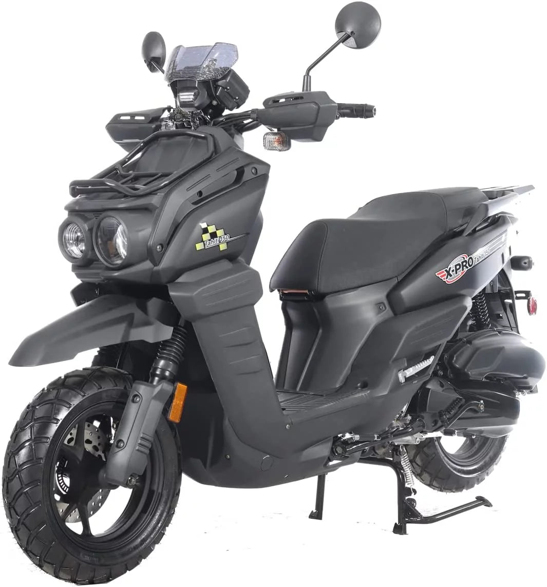 150cc Gas Moped Scooter with 12" Aluminum Wheels S6469