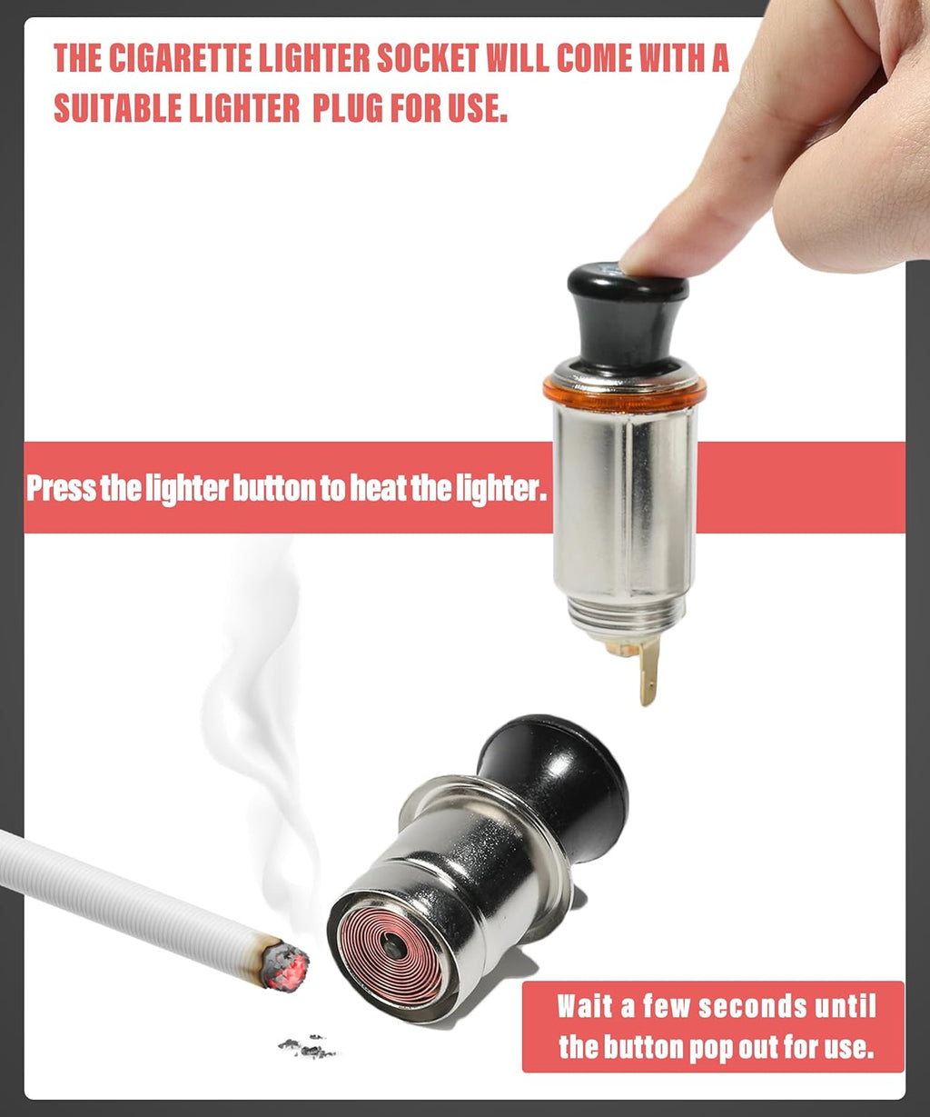 12V Car Cigarette Lighter with Cable O660