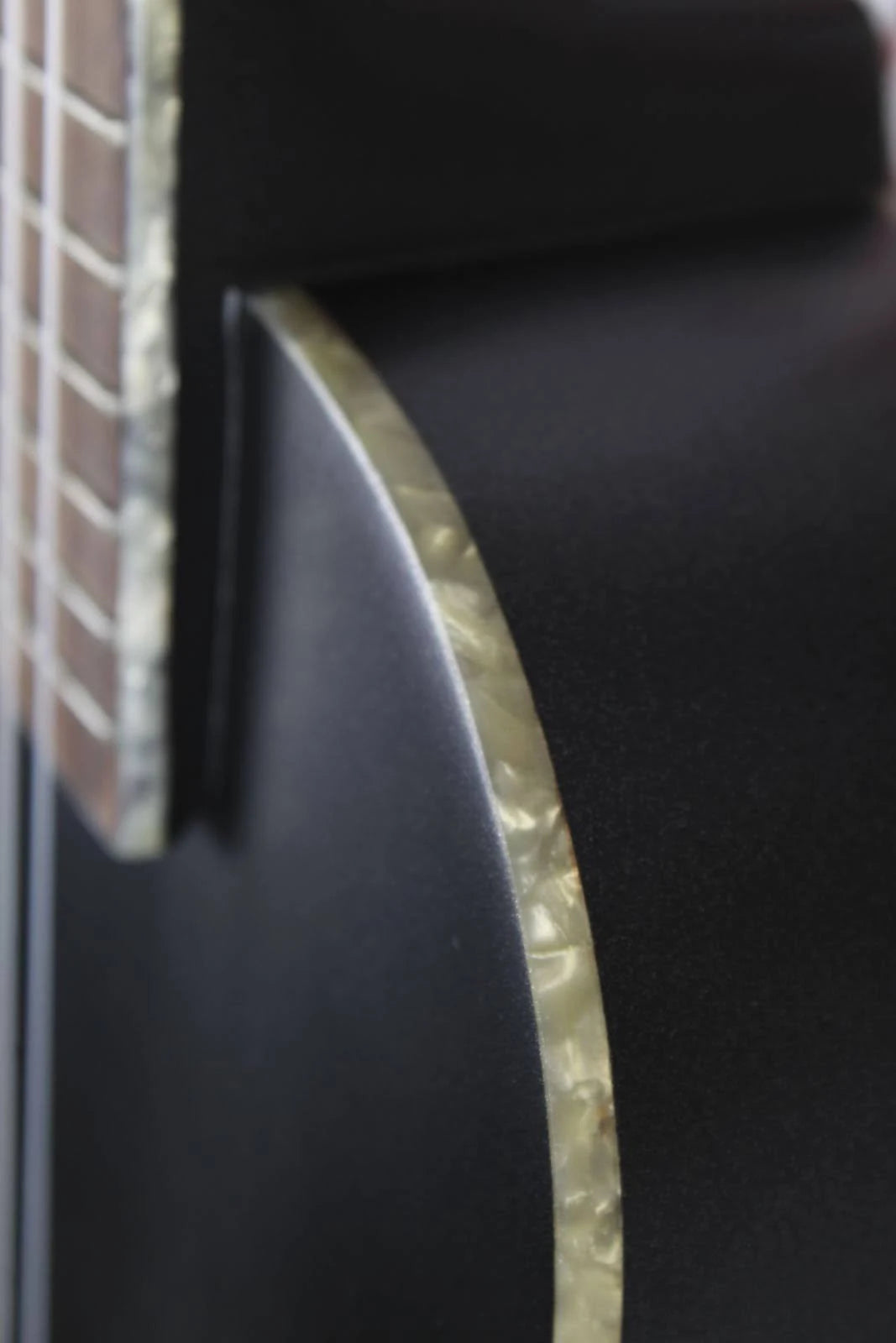 Metallic Black Archtop Tenor Ukulele H321866
