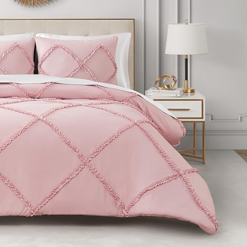 White 3-Piece Reversible Comforter Set E256015