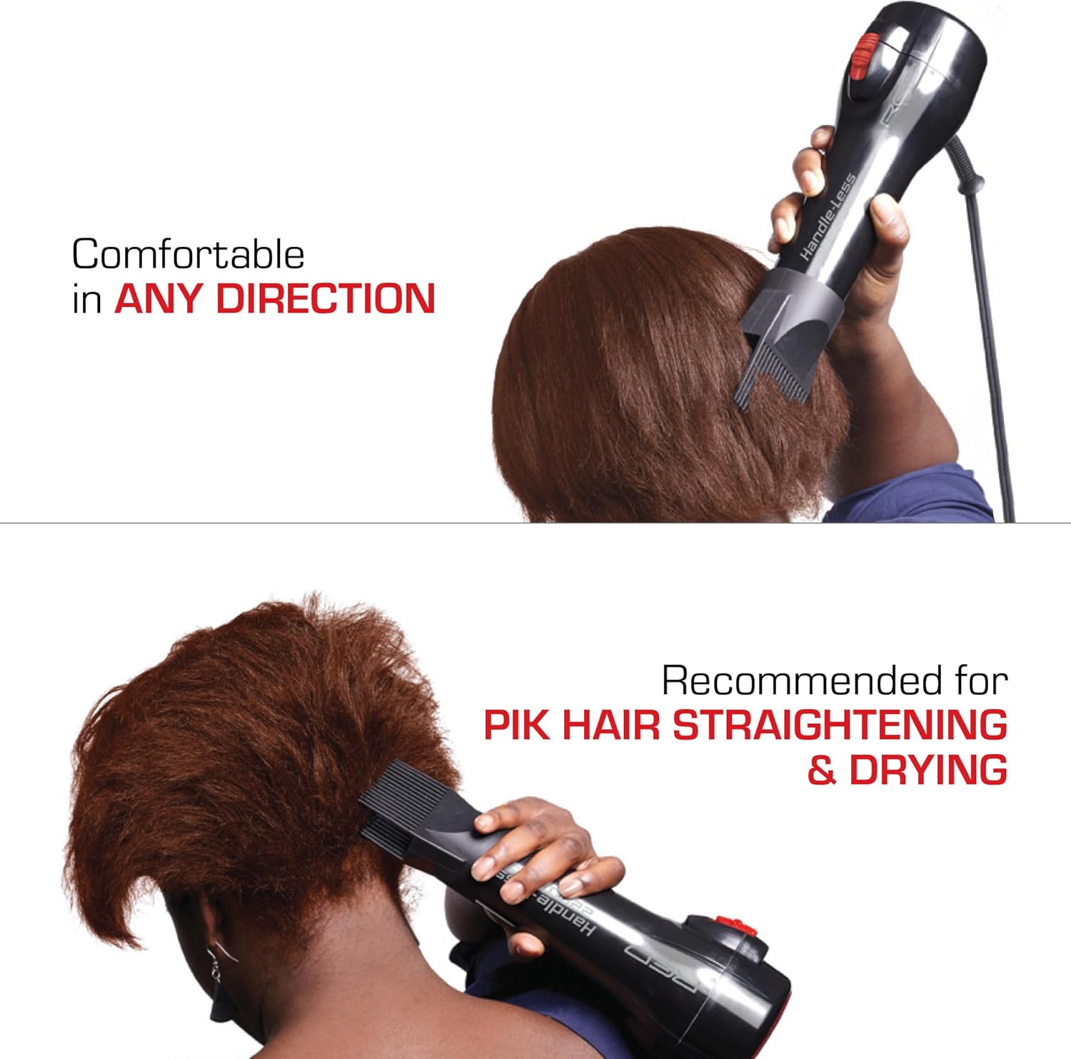 2200W Ceramic Tourmaline Hair Dryer with Comb Attachment R84117