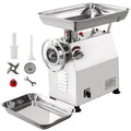 Commercial Meat Grinder 770lbs/h Electric 2200W Stainless Steel with 2 Grinding Heads & 2 Blades A863