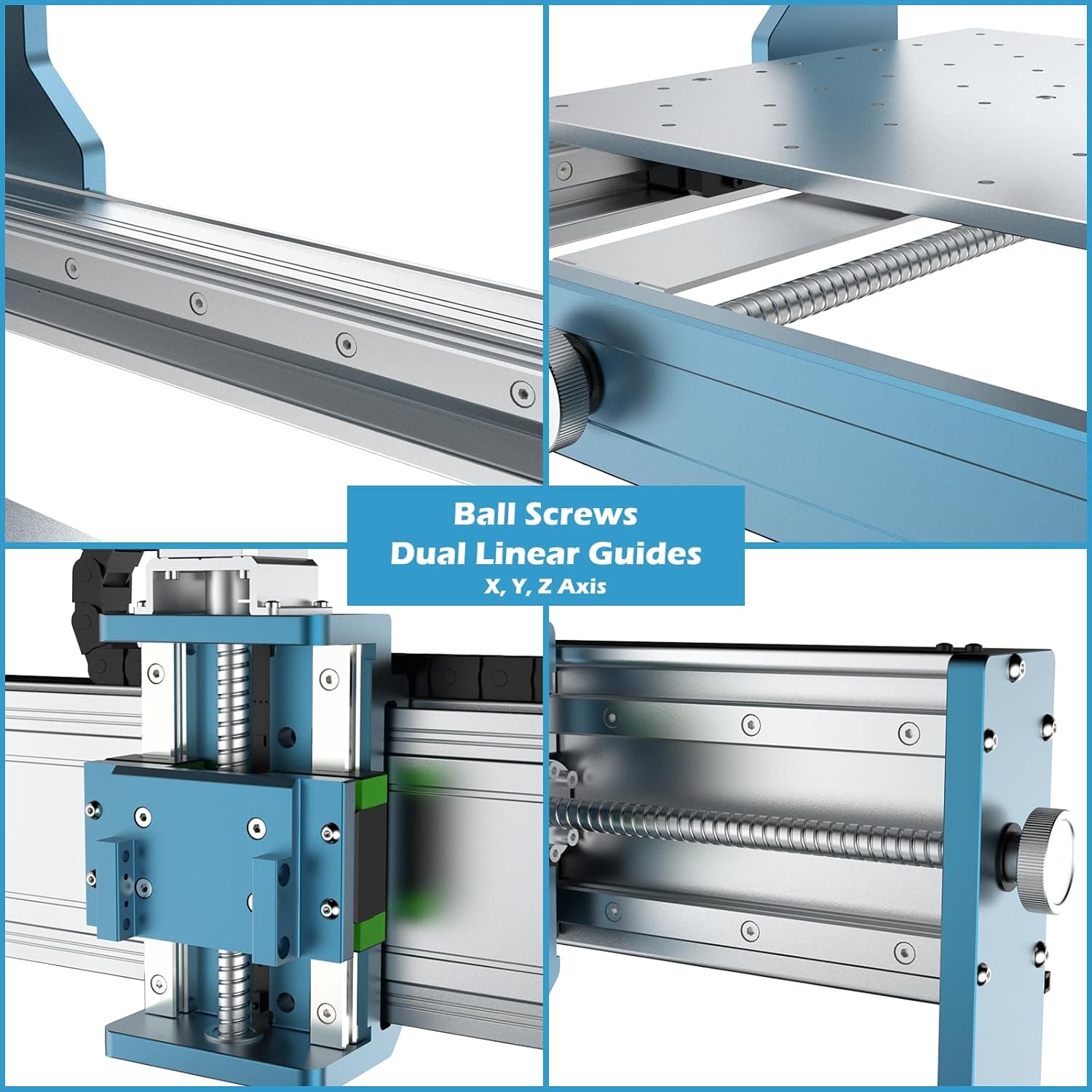 CNC Router Machine with 4th Axis Rotary Module Kit D177
