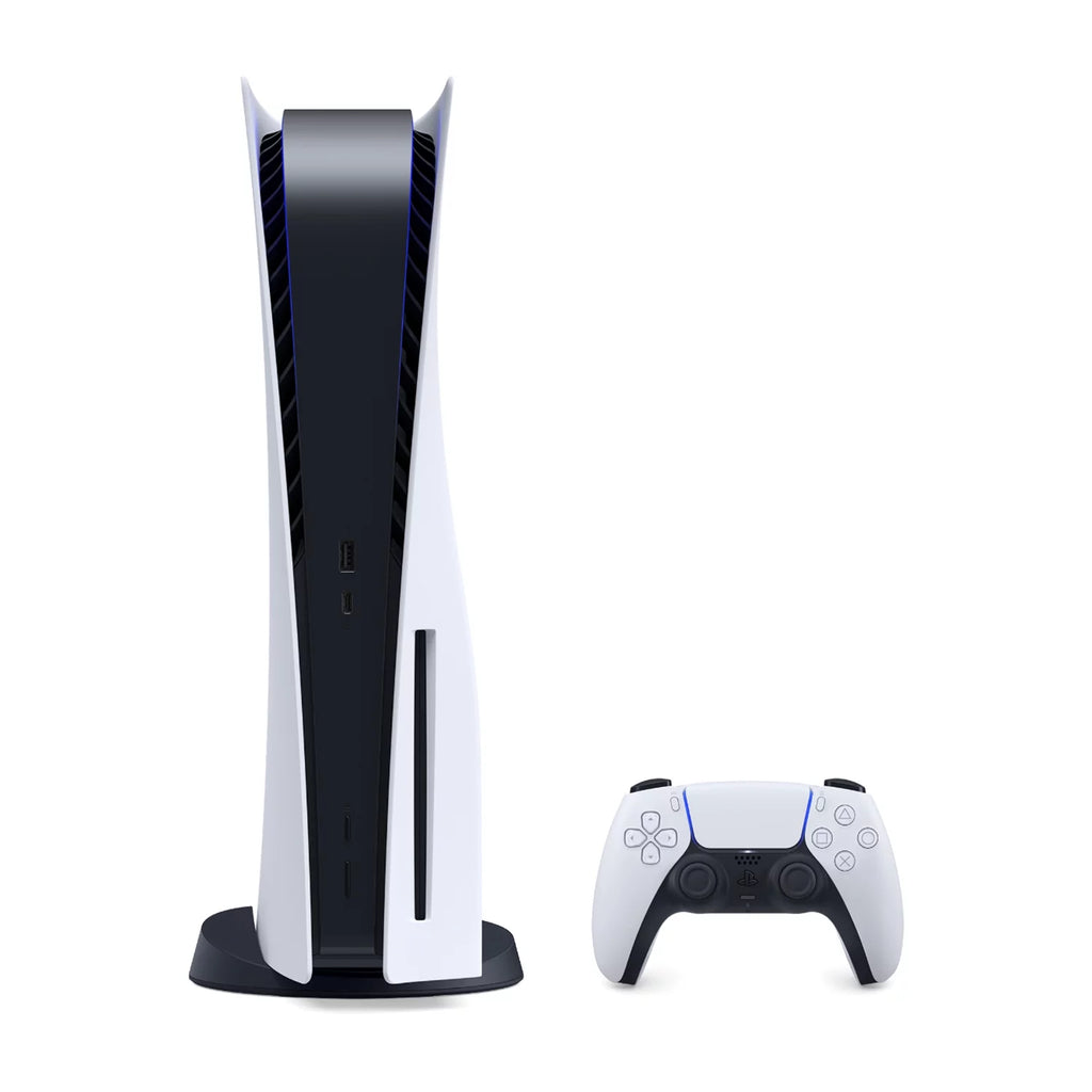 White PlayStation 5 Gaming Console with Wireless Controller E51351