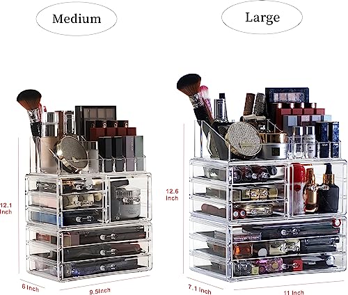 Clear Acrylic 11 Drawers Makeup Storage Organizer K133581