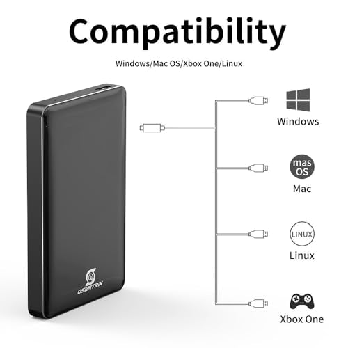1TB USB 3.0 Portable External Hard Drive Y5739