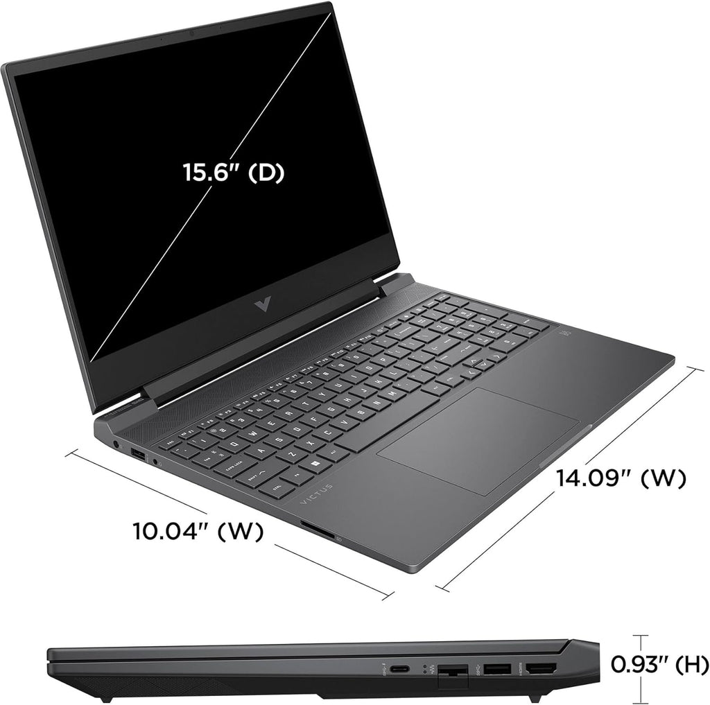 15.6" 144Hz FHD Gaming Laptop, Hexa-Core AMD Ryzen 5 7535HS, 16GB DDR5 RAM, 512GB PCIe SSD, GeForce RTX 2050, Windows 11 Pro W836808