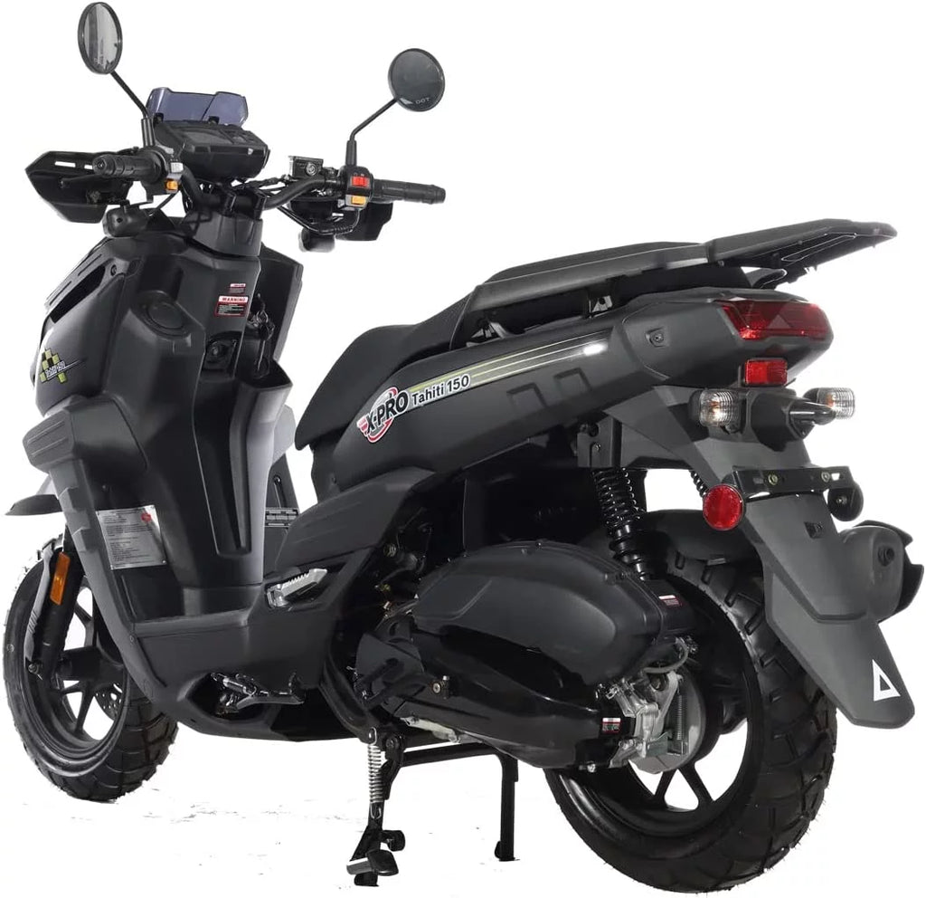 150cc Gas Moped Scooter with 12" Aluminum Wheels S6469