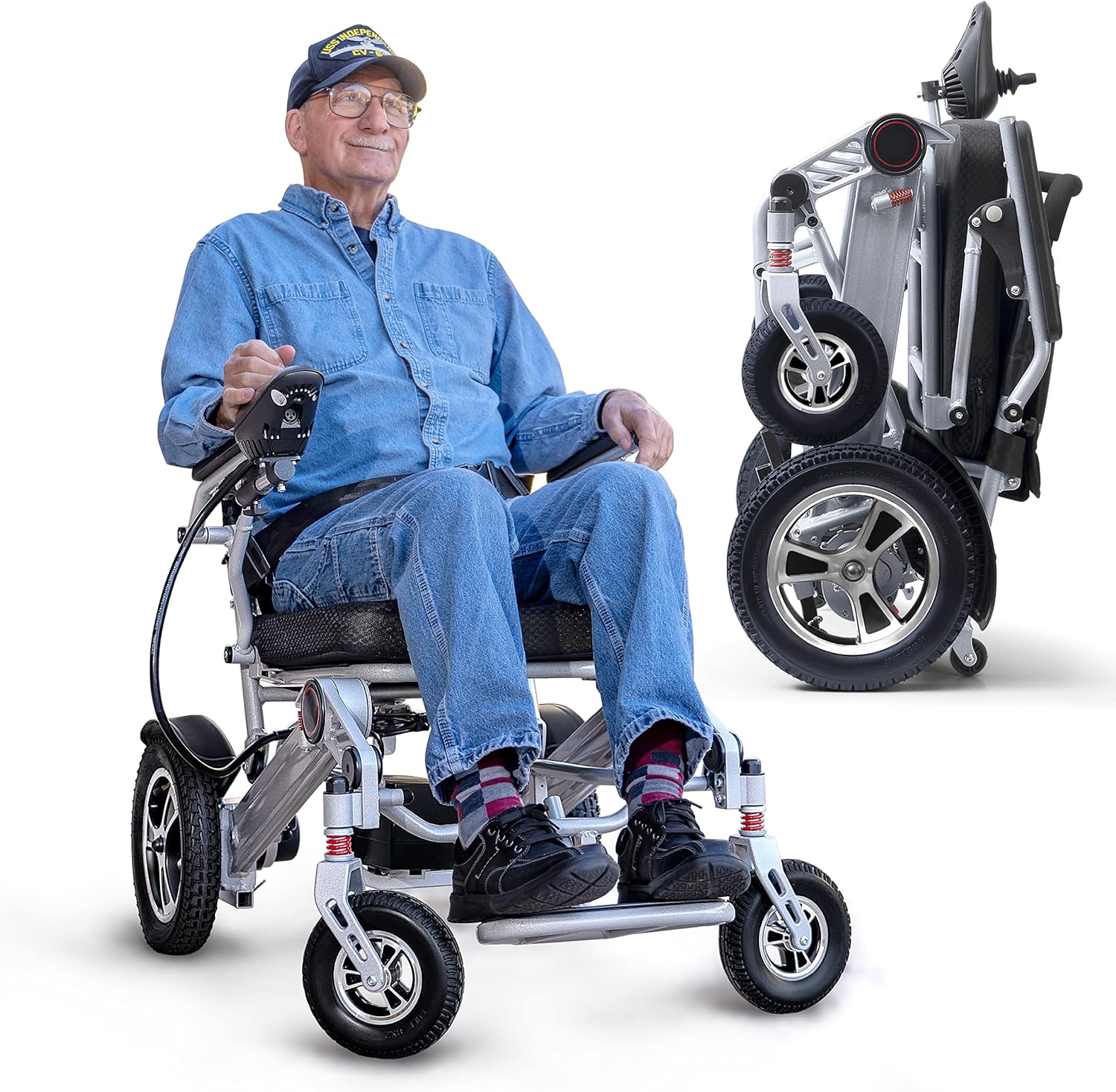 Gray Electric Wheelchair E97374