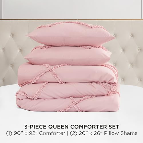 White 3-Piece Reversible Comforter Set E256015