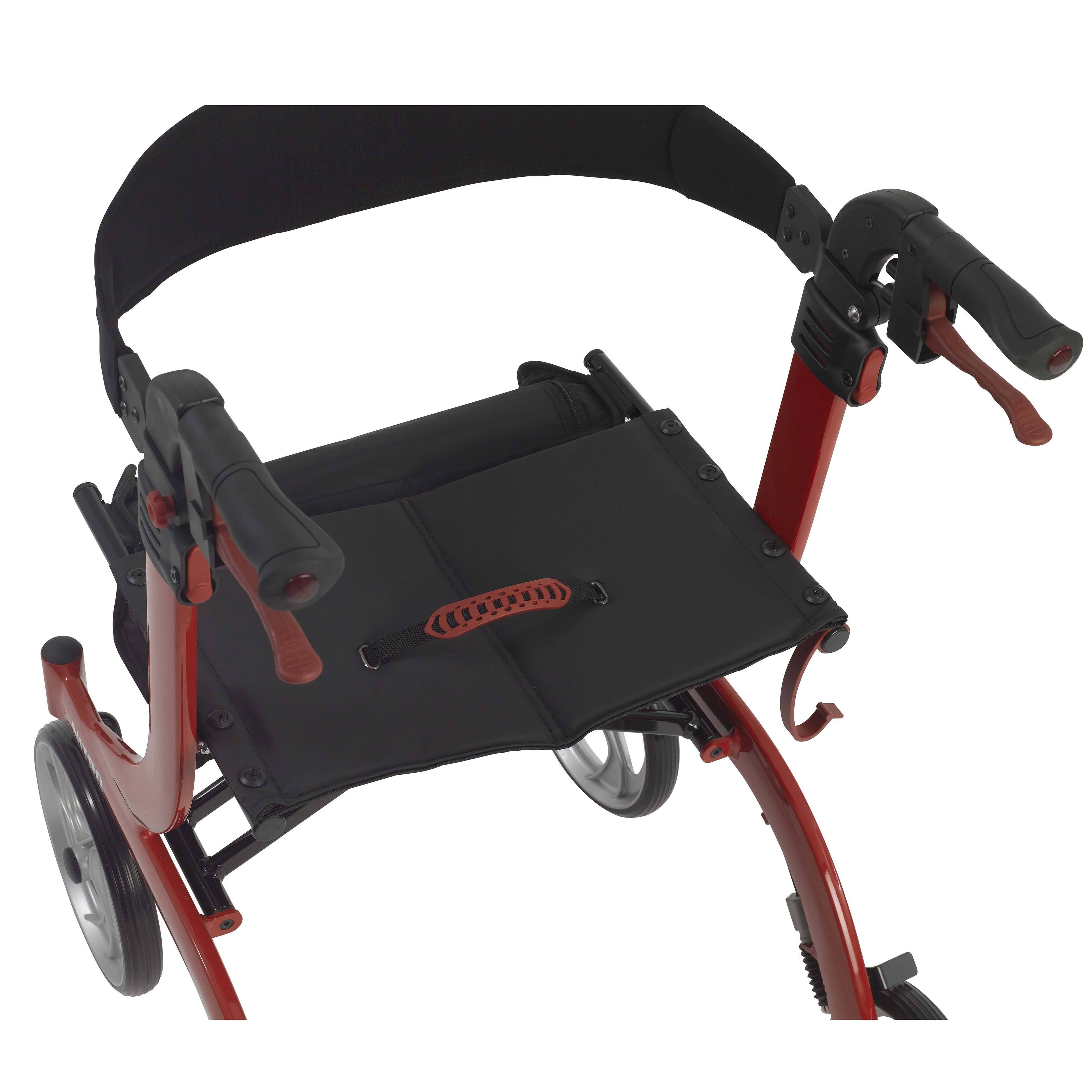 Red Rollator Walker Z386355