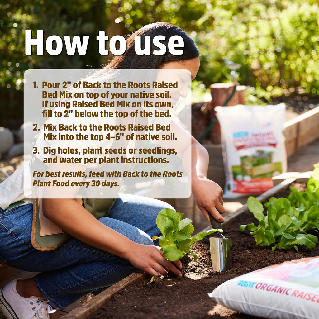 60 1 cu. ft. bags Organic Raised Bed Mix O9897