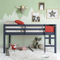 Blue Twin Loft Bed N834
