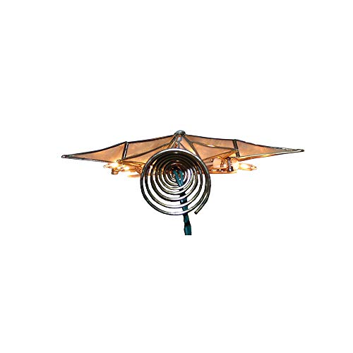 10-Light 12-Point Capiz Star Treetop F595