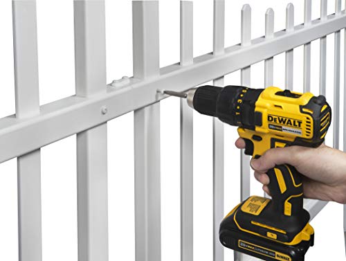 White Vinyl Picket Fence Kit 2.5 ft. H x 3.5 ft. W 2 Fence Panels R157