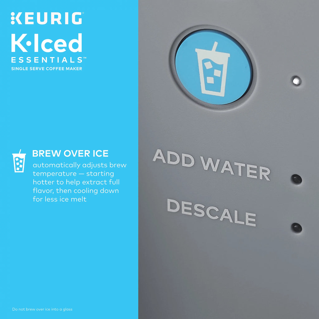 Gray Iced and Hot Single-Serve K-Cup Pod Coffee Maker H131