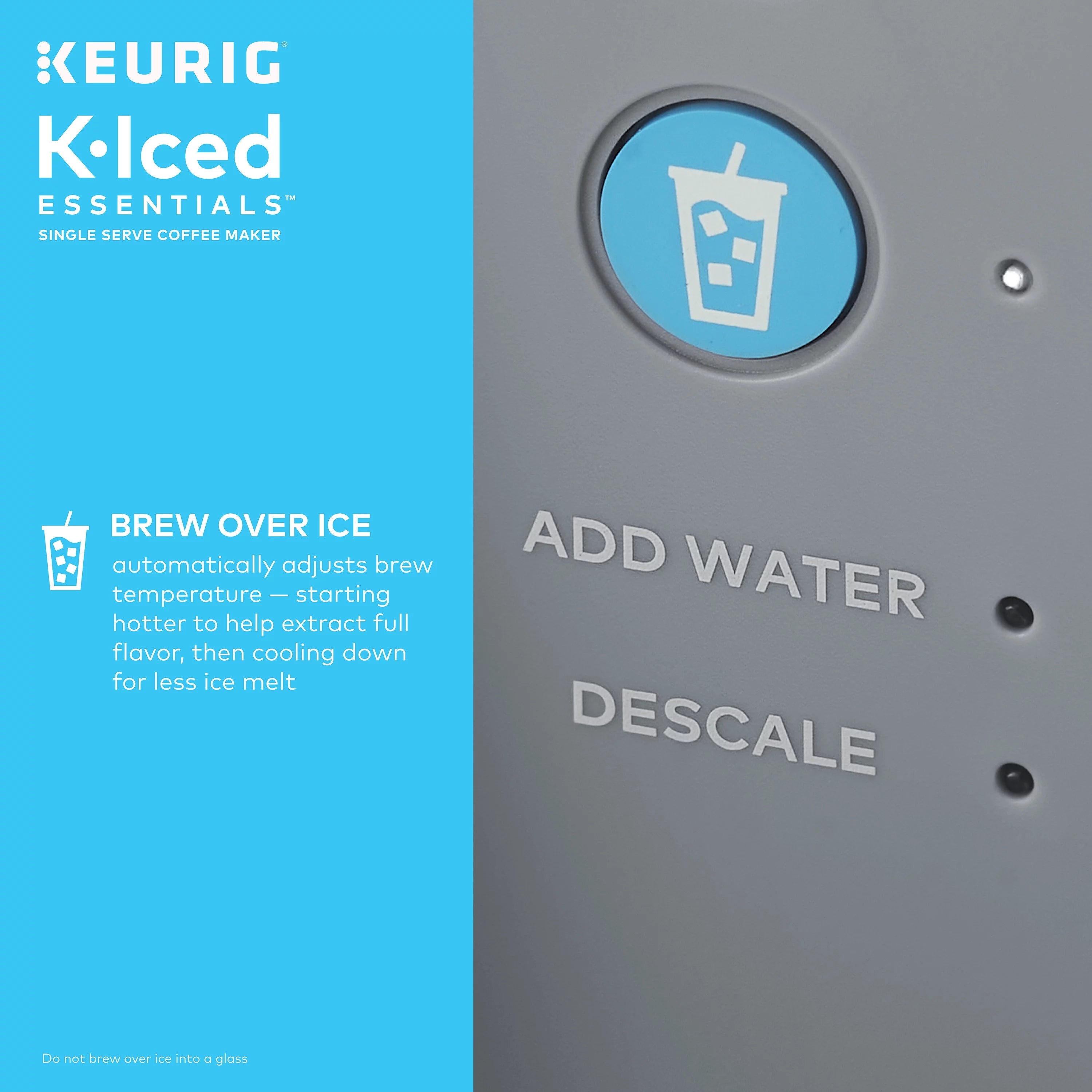 Gray Iced and Hot Single-Serve K-Cup Pod Coffee Maker H131