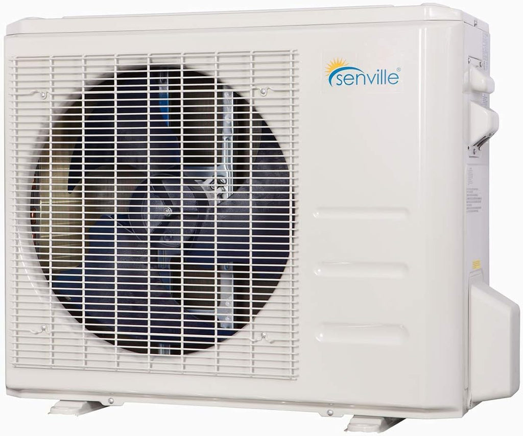 12,000 BTU Floor Console Mini Split AC/Heating System, White E980