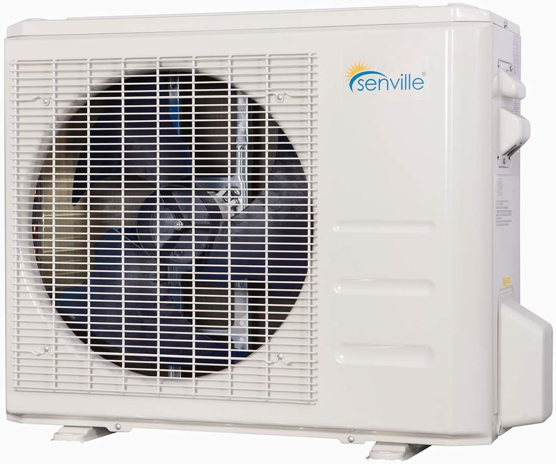 12,000 BTU Floor Console Mini Split AC/Heating System, White E980