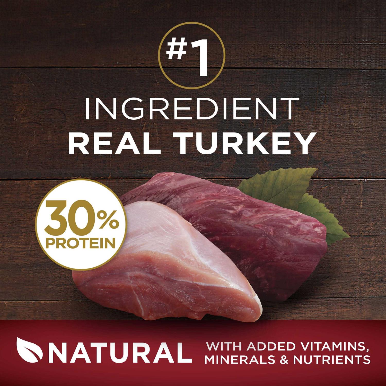 Real Turkey & Venison Dry Dog Food K1236