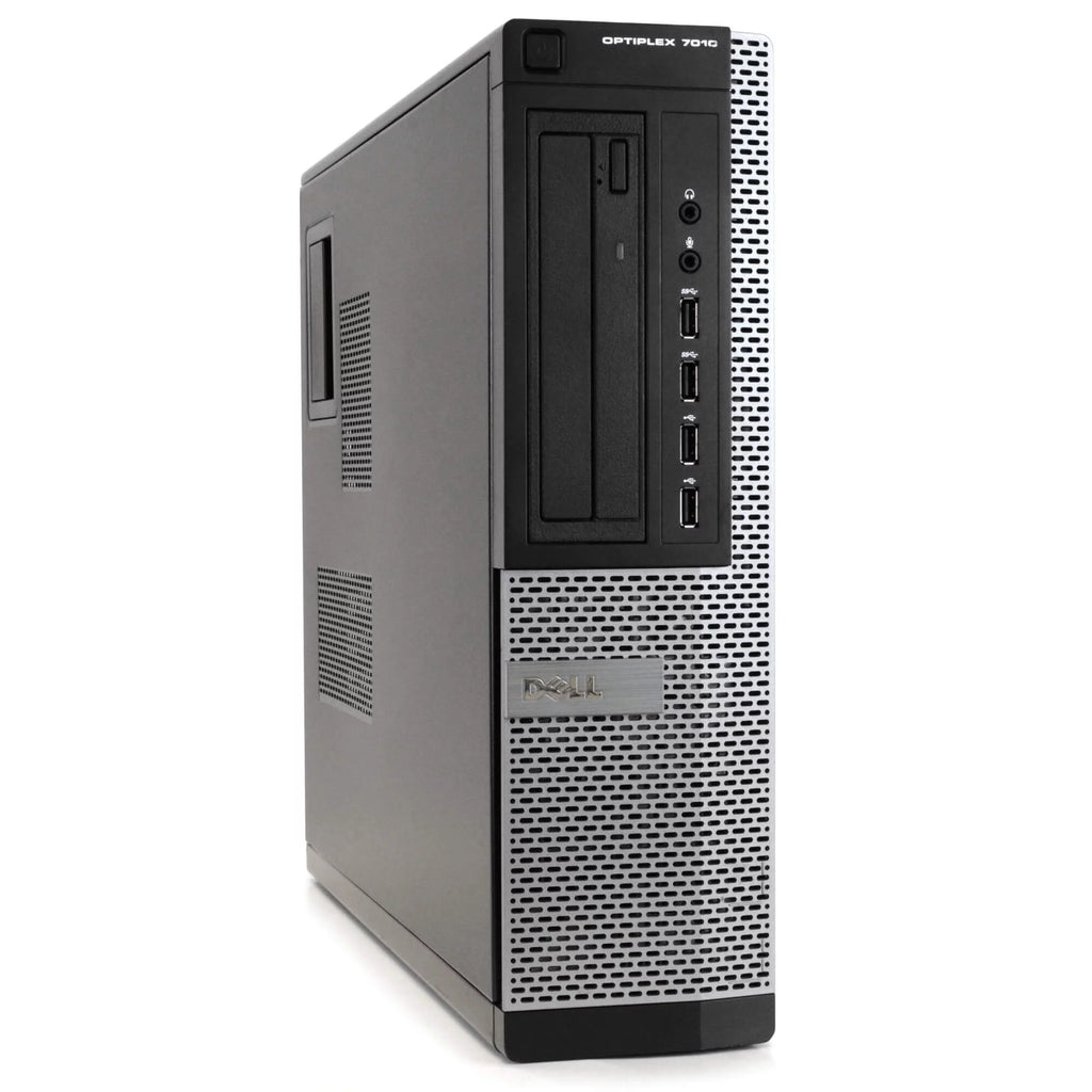 Restored Dell Desktop Tower Computer, Intel Core i5, 8GB RAM, 500GB HD, DVD-ROM, Windows 10 Home, Black G222410