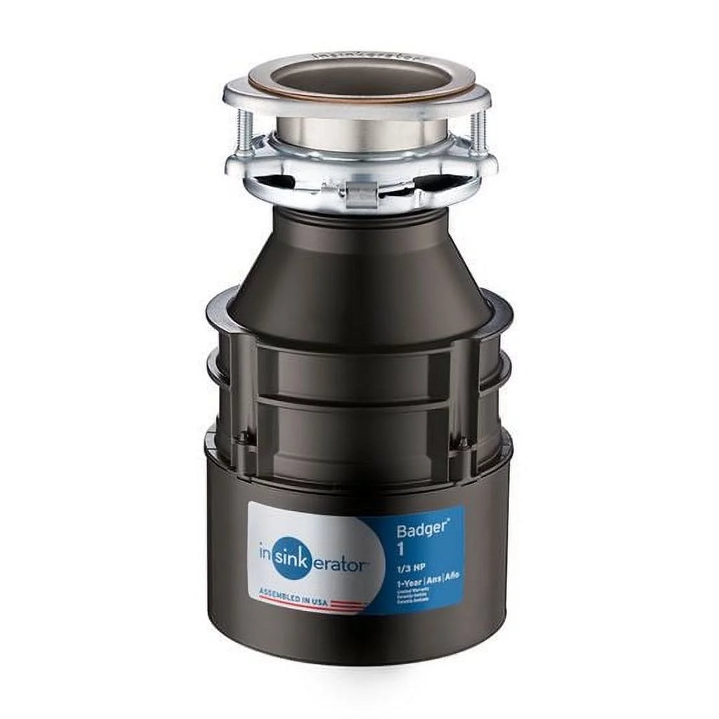 Black 1/3 Hp Garbage Disposal V5855