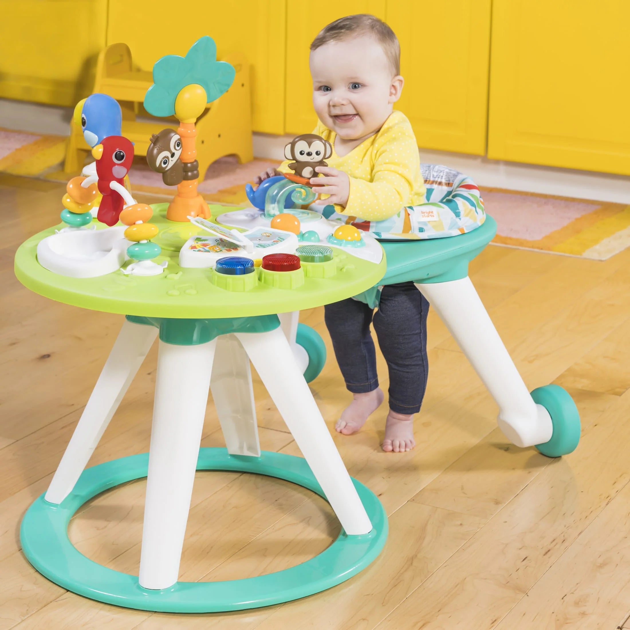 2-in-1 Baby Activity Center & Table, Tropic Coral H798637