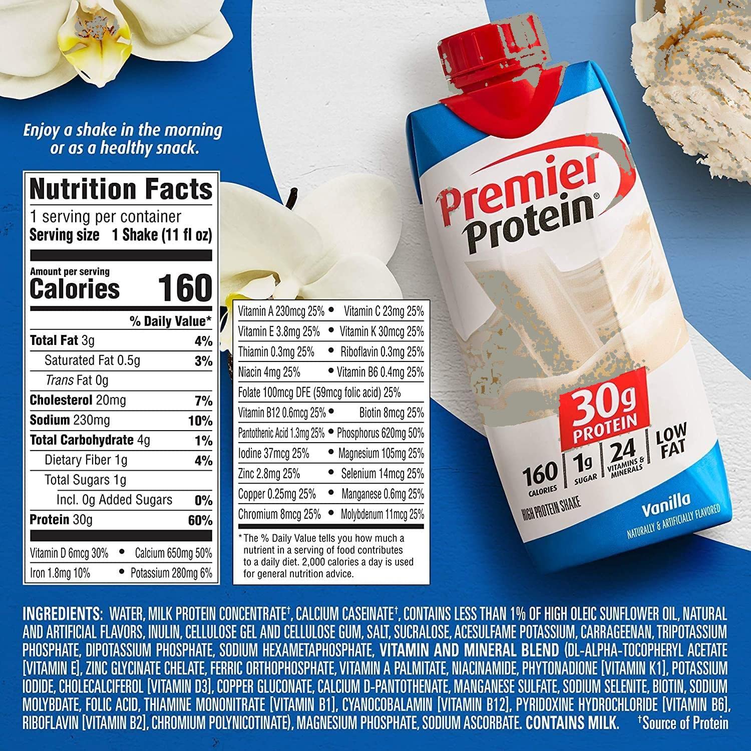 11 Fl. Oz Each Variety Sampler Pack of Protein Shakes (12 Pack) U45936