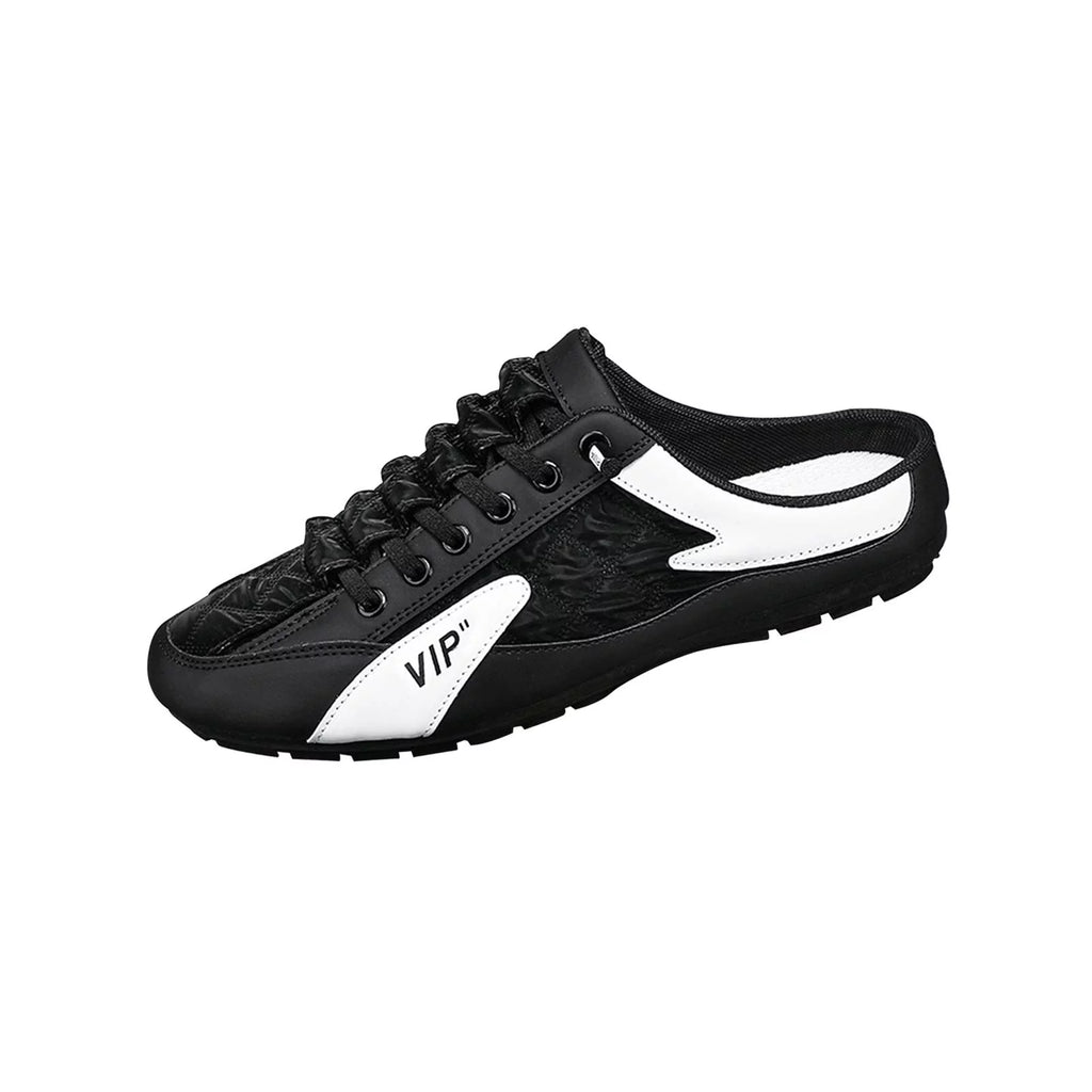 Men Slip on Mule Sneakers Lightweight Backless Casual Sports Shoes Loafers P24336
