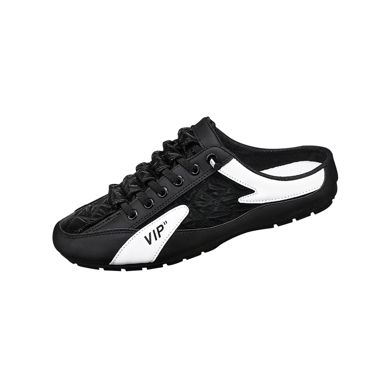 Men Slip on Mule Sneakers Lightweight Backless Casual Sports Shoes Loafers P24336