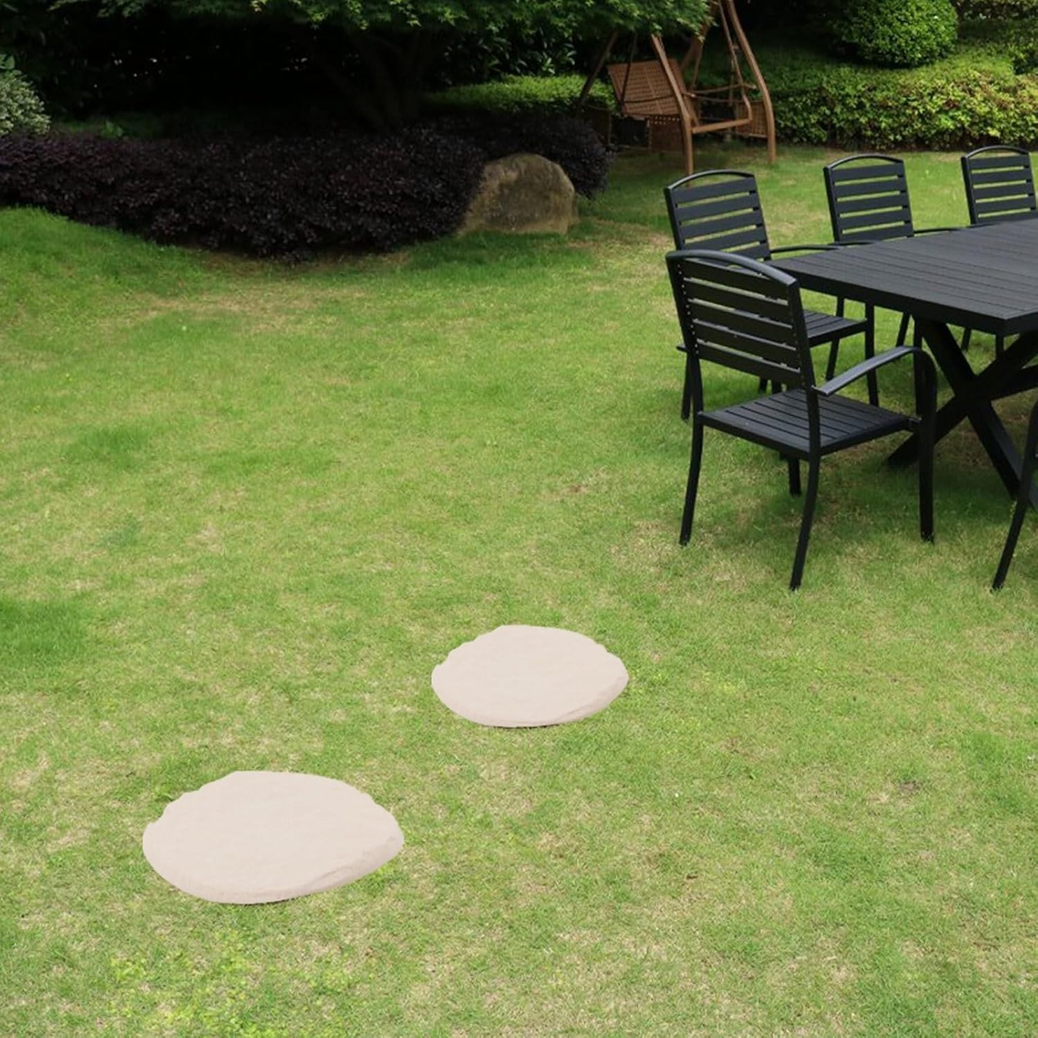 Beige Limestone Resin Garden Stepping Stones M5416