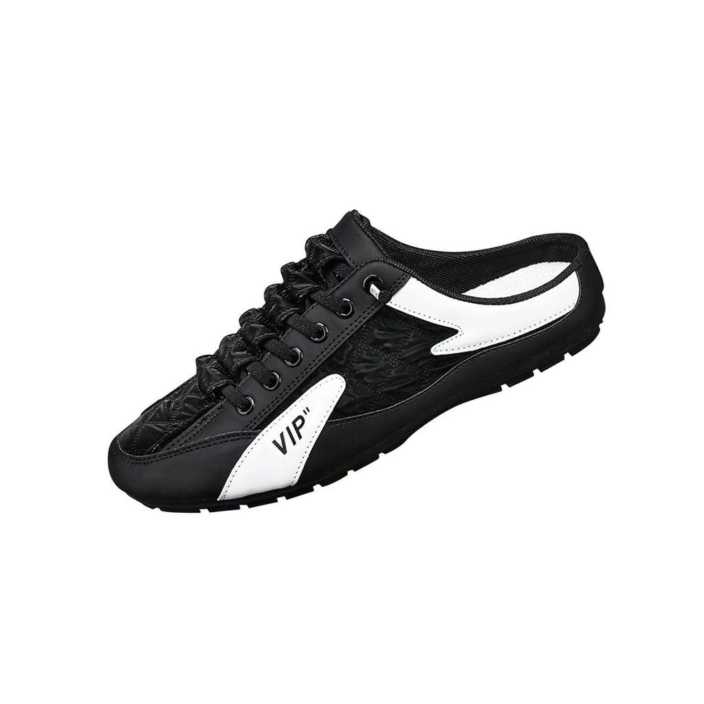 Men Slip on Mule Sneakers Lightweight Backless Casual Sports Shoes Loafers P24336