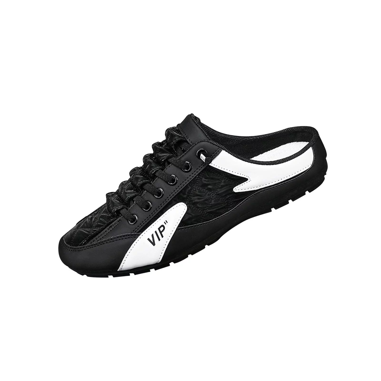 Men Slip on Mule Sneakers Lightweight Backless Casual Sports Shoes Loafers P24336