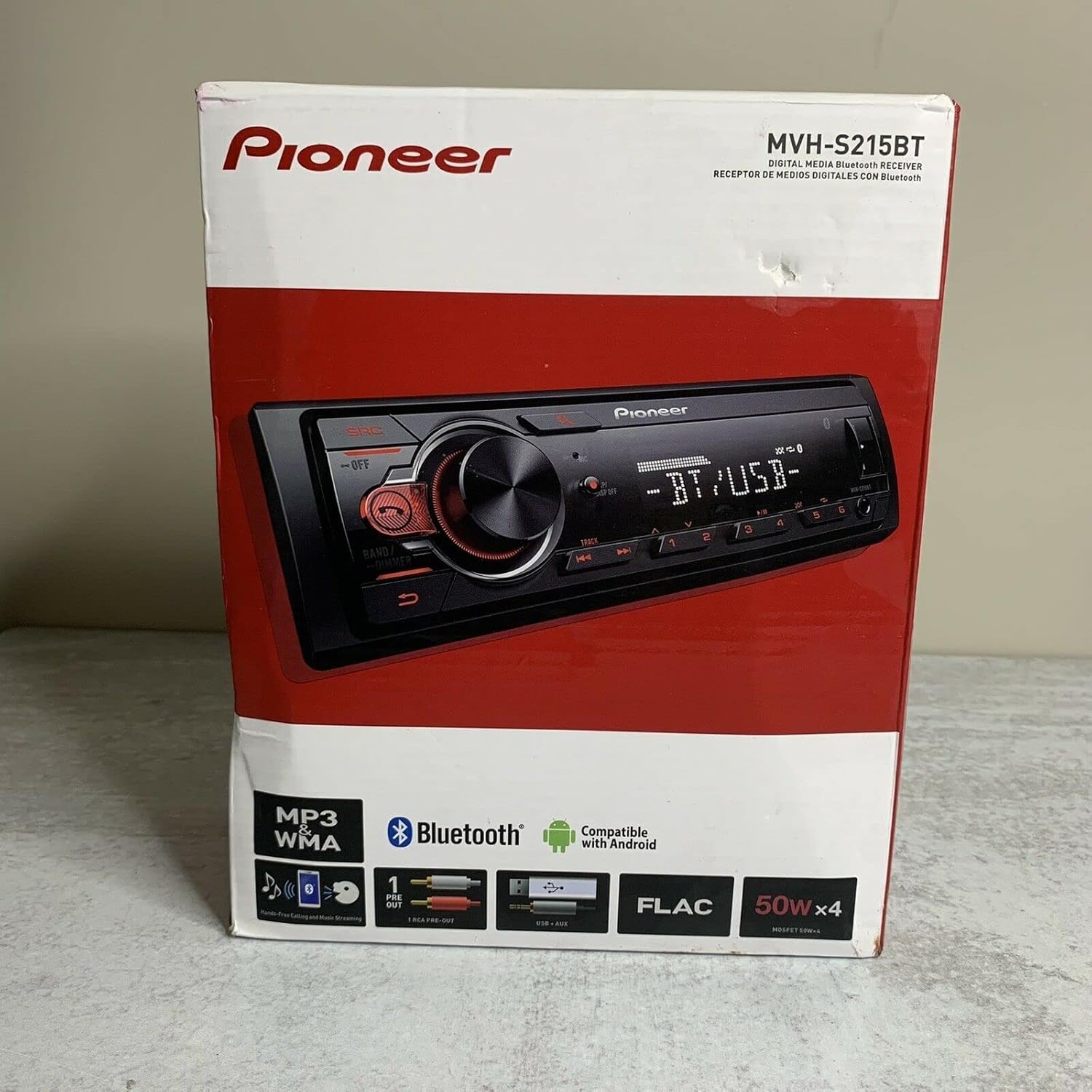 Single Din Car Stereo CD Player AM/FM U8159