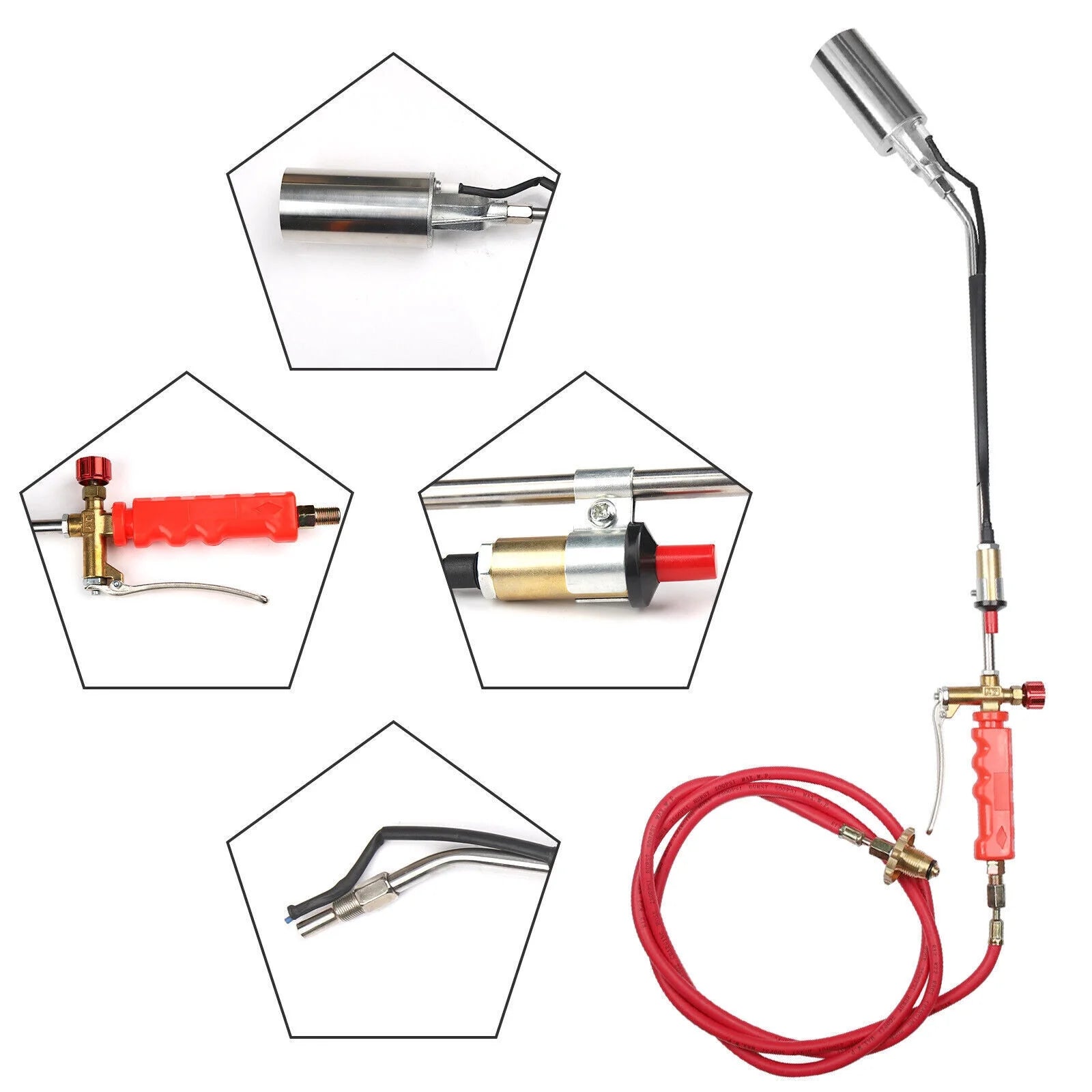 Portable Propane Torch Weed Burner with Hose T969