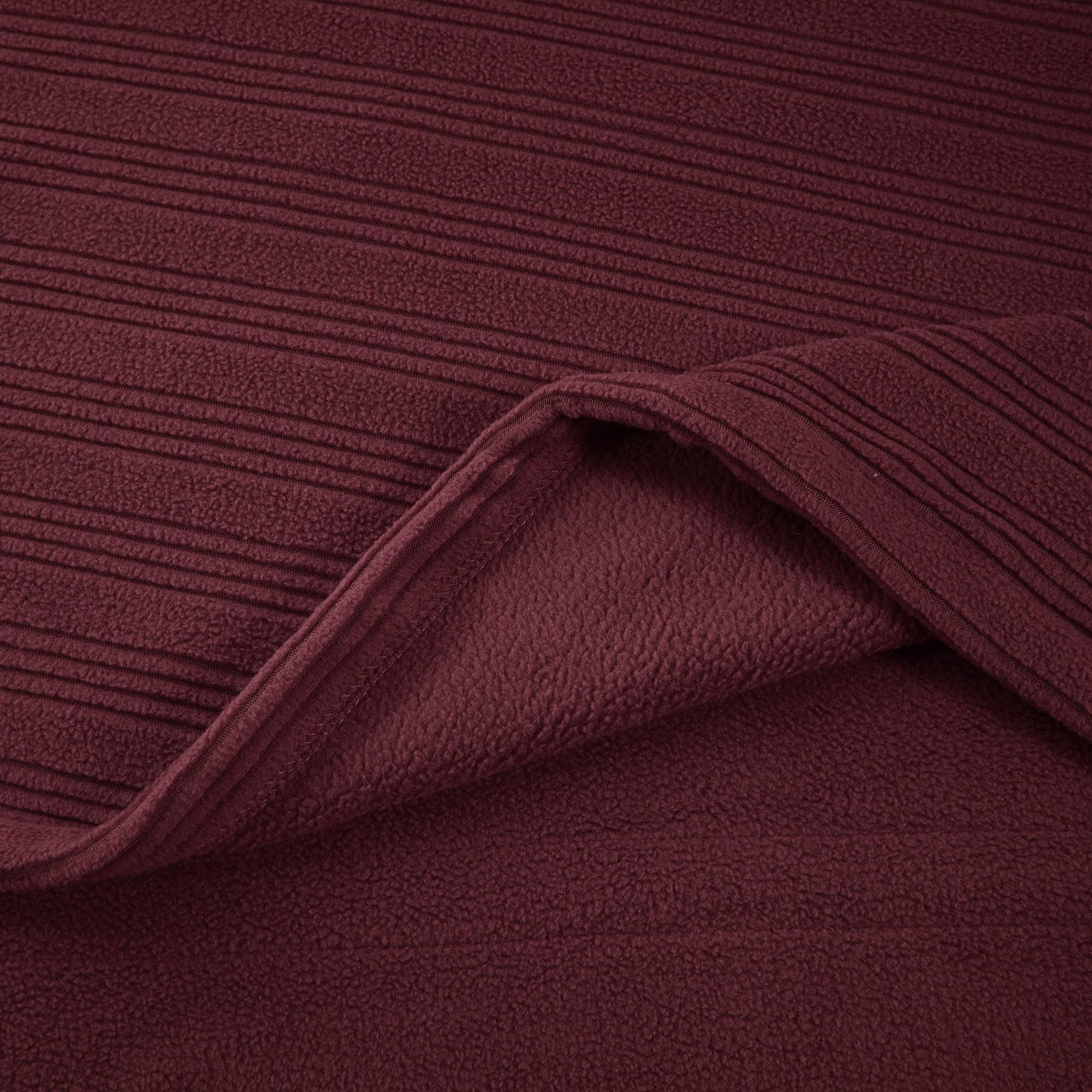 Berry Red Queen Electric Fleece Heated Blanket L249