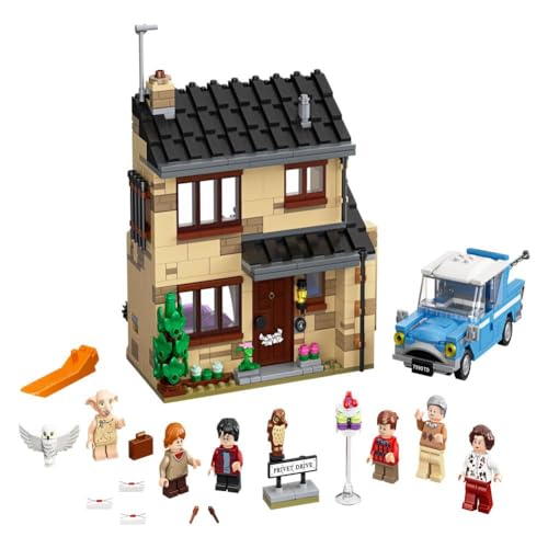 Harry Potter House and Flying Car Toy with Minifigures I56207