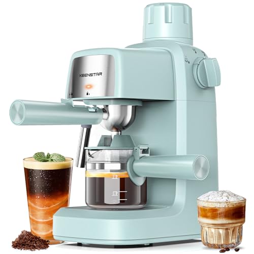Compact 4 Cup Espresso Machine with Milk Frother J640696