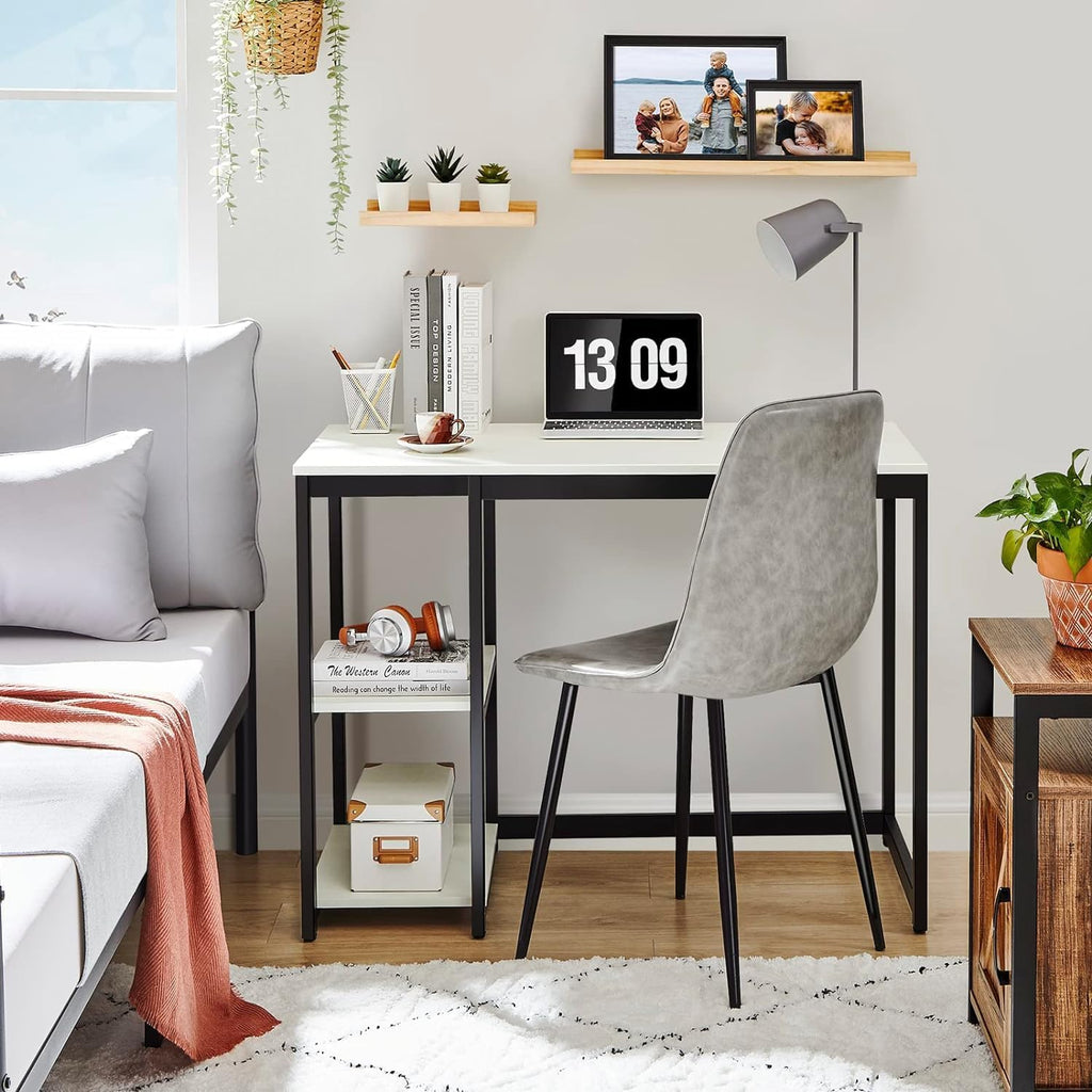 40 inch Computer Desk with 2-Tier Shelves G18065